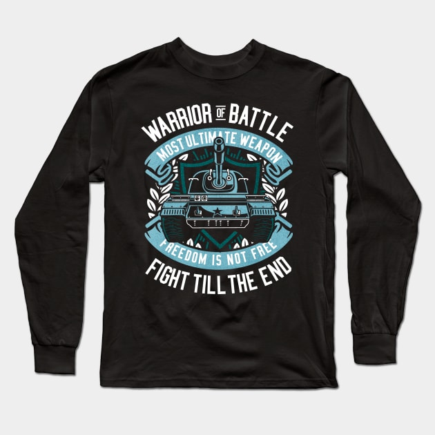 Warrior Of Battle Long Sleeve T-Shirt by Tempe Gaul